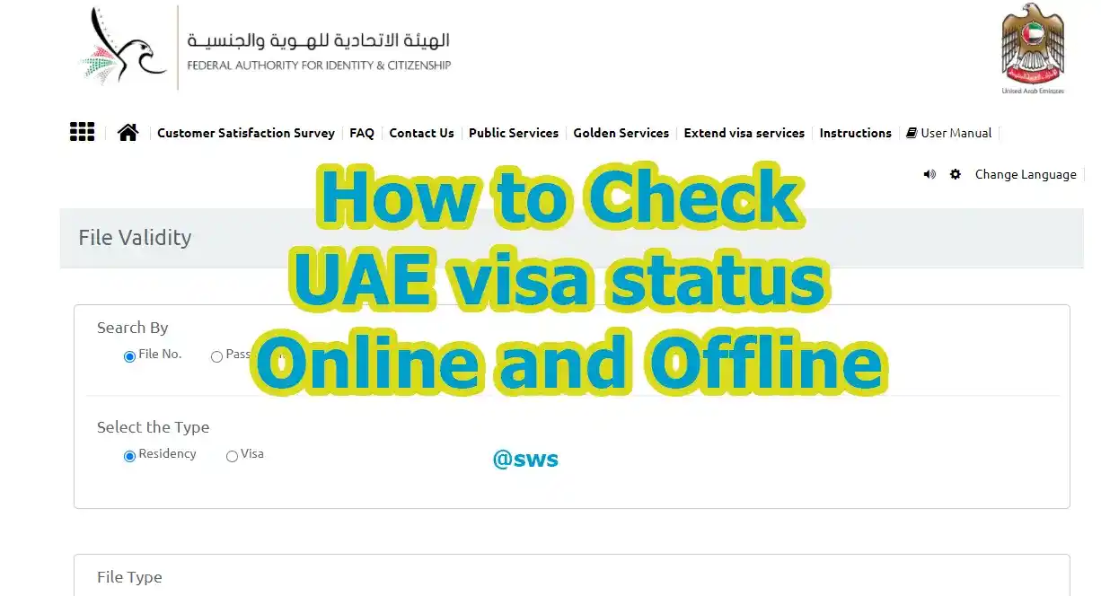 How to Check Your UAE Visa Status Online