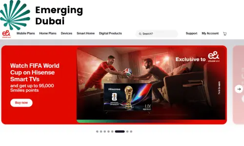 Etisalat Website